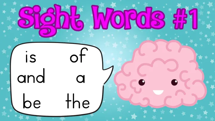 Sight Words #1