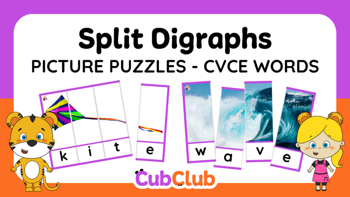 Split Digraphs Picture Puzzles - CVCe