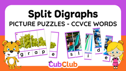 Split Digraphs Picture Puzzles - CCVCe