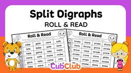 Split Digraphs Roll and Read