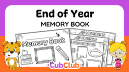 End of Year Memory Book