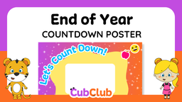 End of Year Countdown Poster